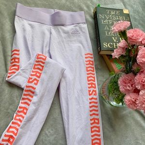 Adidas lilac lounge leggings